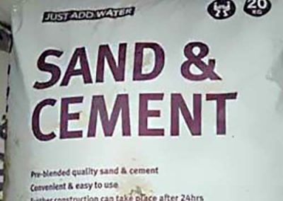 Sand and Cement